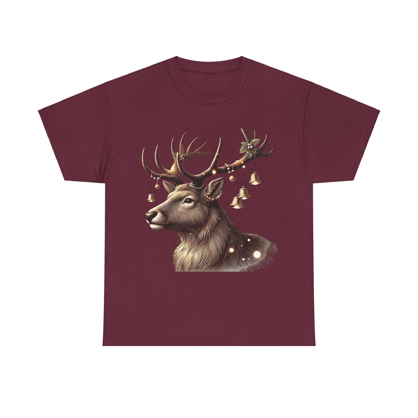 Elegant Reindeer - Heavy Cotton Tee