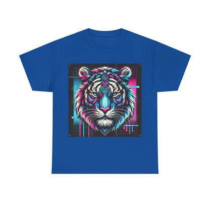 Futuristic Tiger - Heavy Cotton Tee