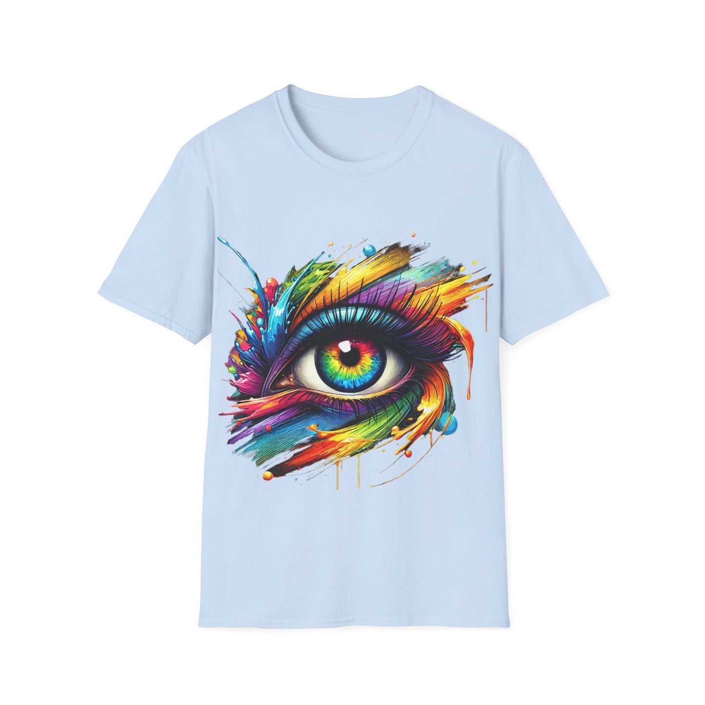 Colour Splash Eye - Soft Style T-Shirt