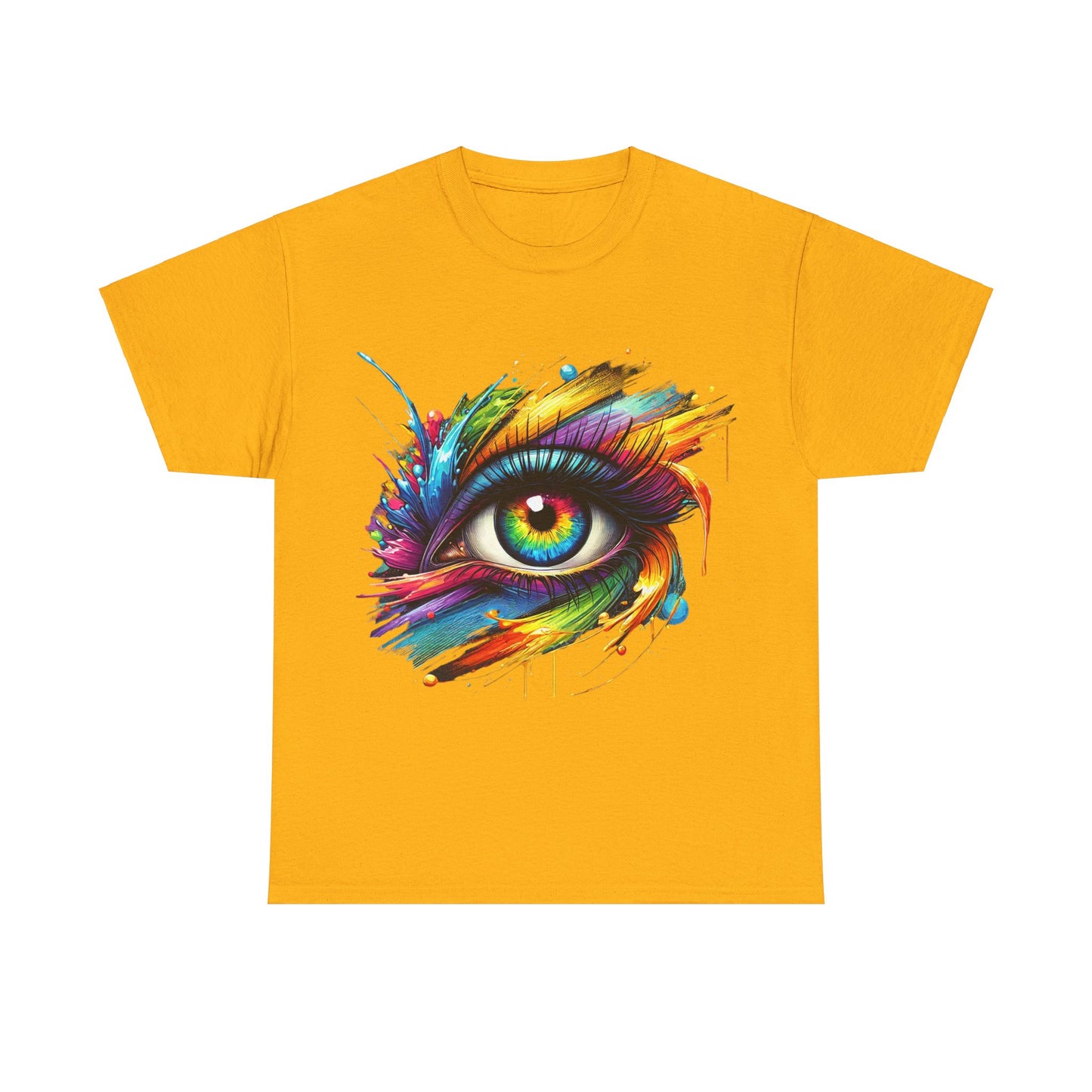 Colour Splash Eye - Heavy Tee XL Range