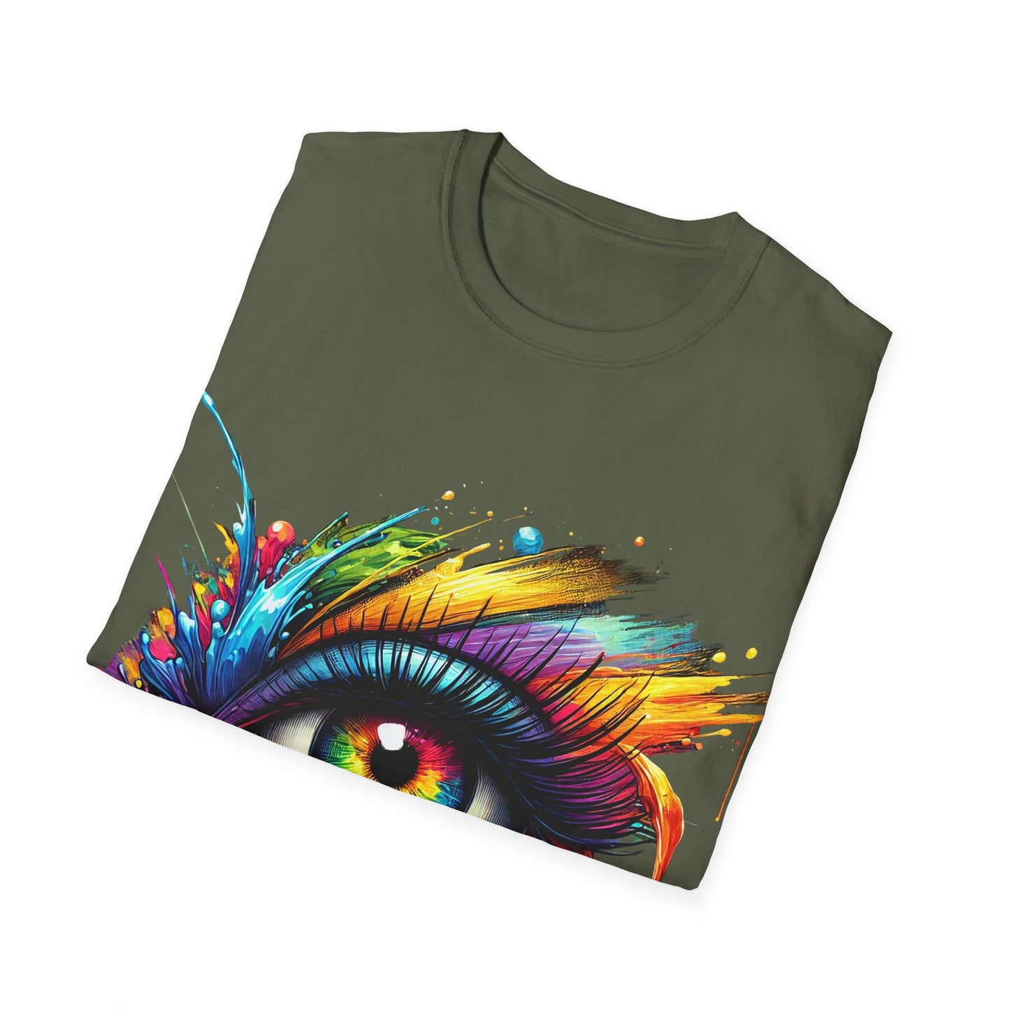 Colour Splash Eye - Soft Style T-Shirt