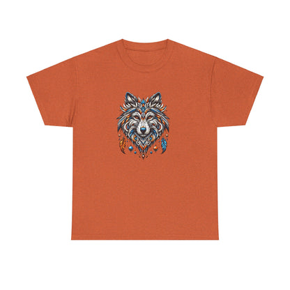 Tribal Wolf - Heavy Cotton Tee