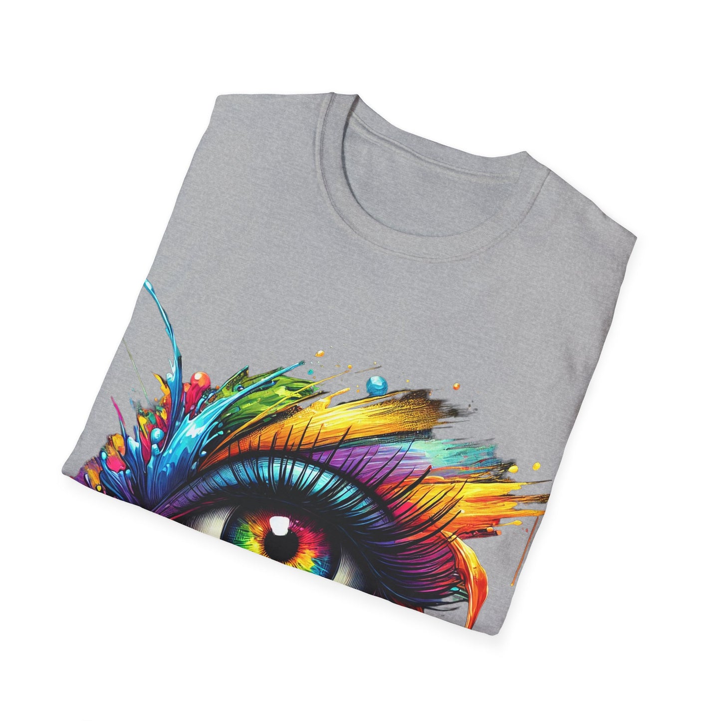 Colour Splash Eye - Soft Style T-Shirt