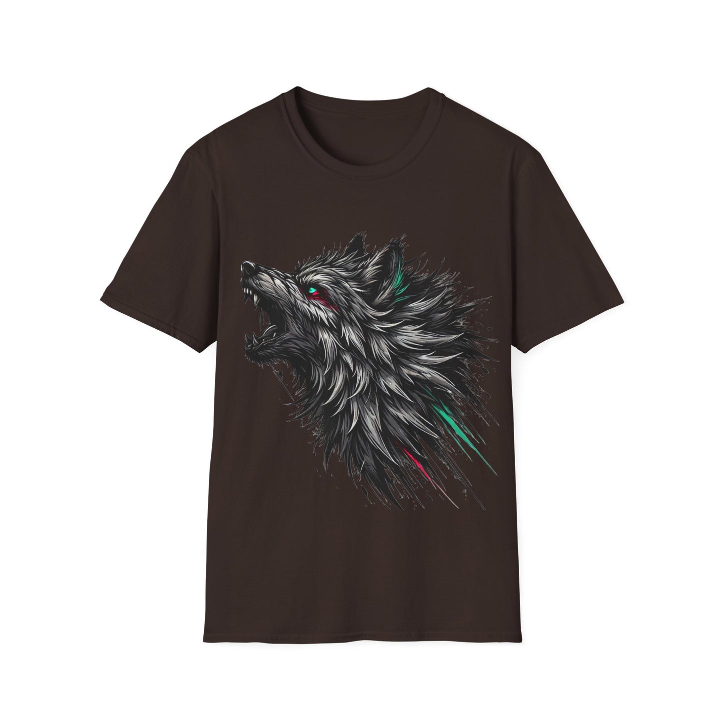 Edgy Wolf - Soft Style T-Shirt