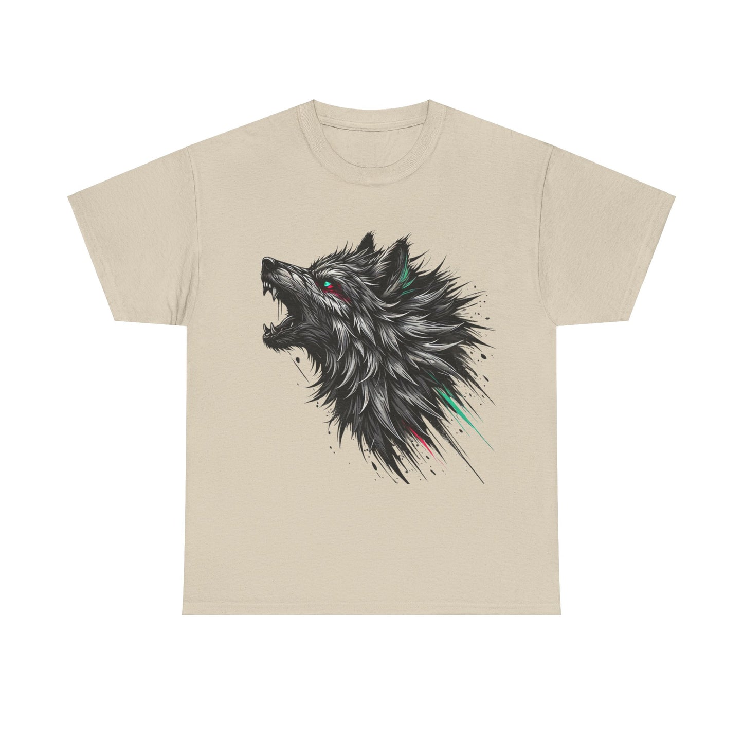 Edgy Wolf - Heavy Tee XL Range