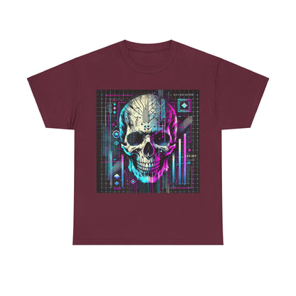 Futuristic Skull - Heavy Cotton Tee