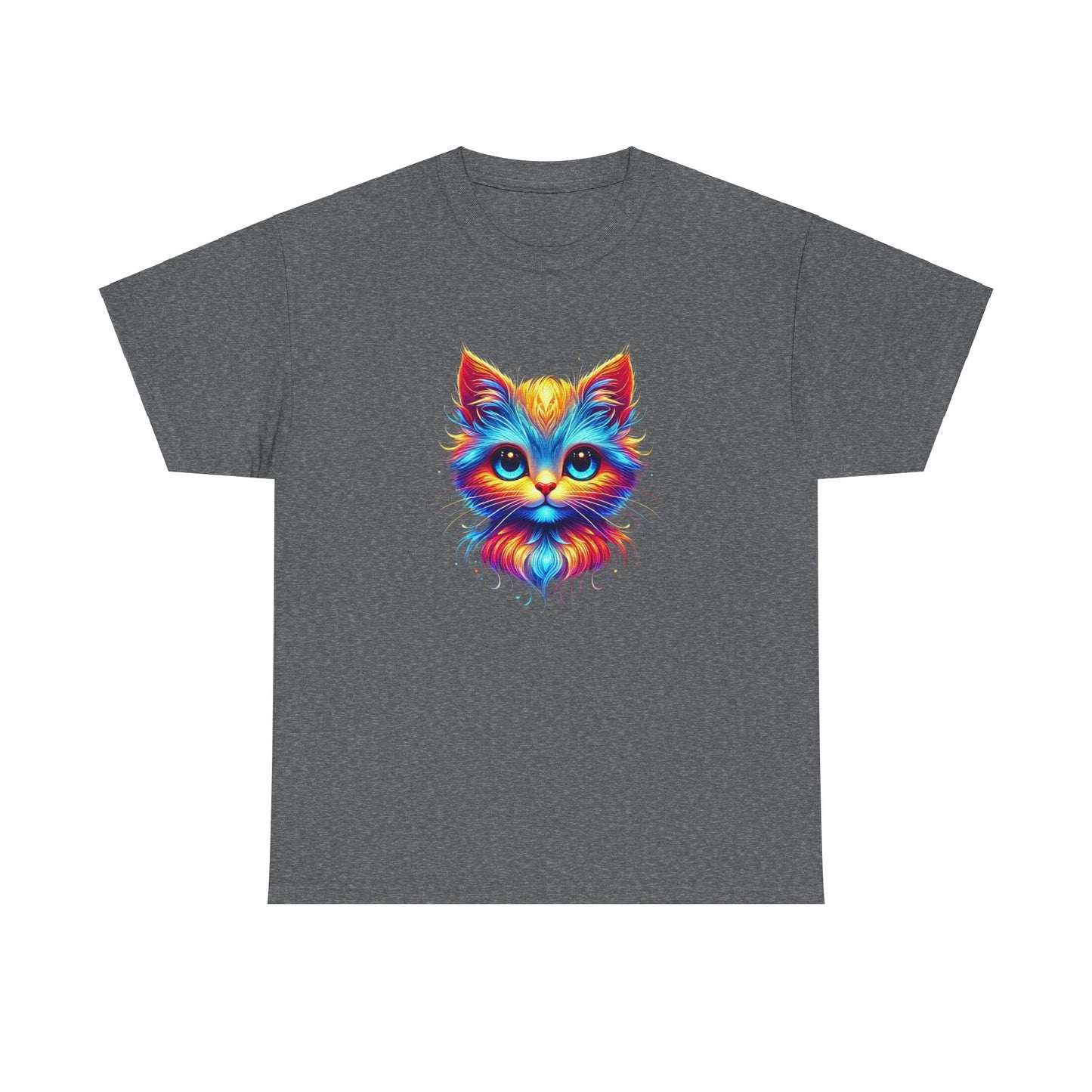 Vibrant Cat - Heavy Tee XL Range