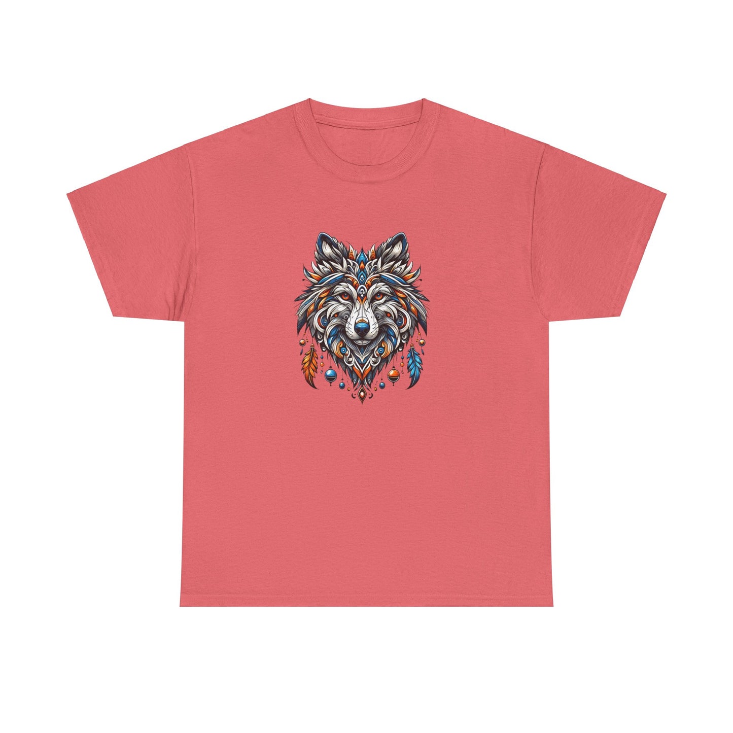 Tribal Wolf - Heavy Cotton Tee