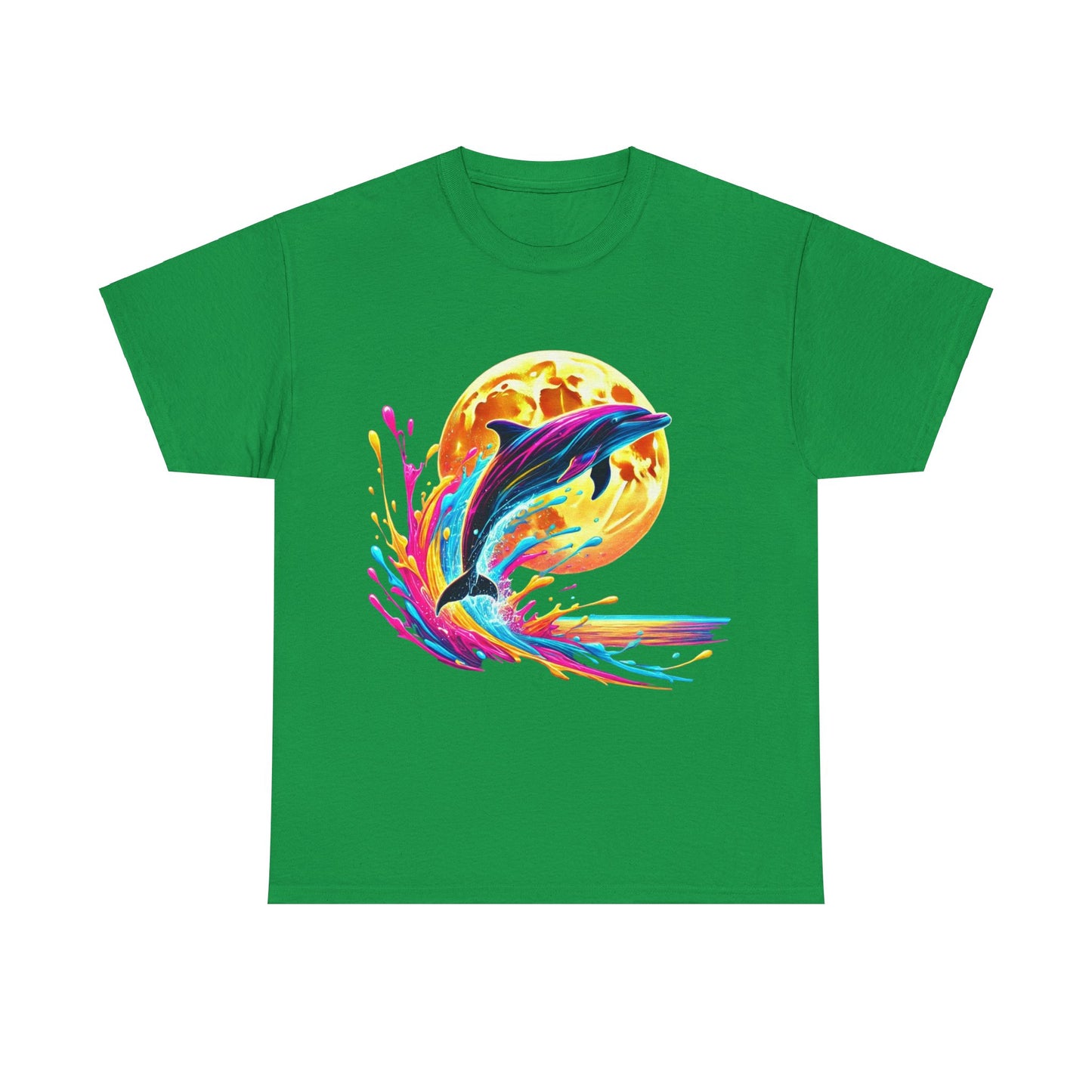 Colour Splash Dolphin - Heavy Tee XL Range