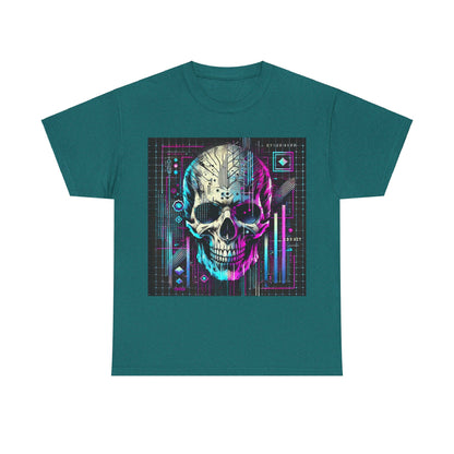 Futuristic Skull - Heavy Cotton Tee