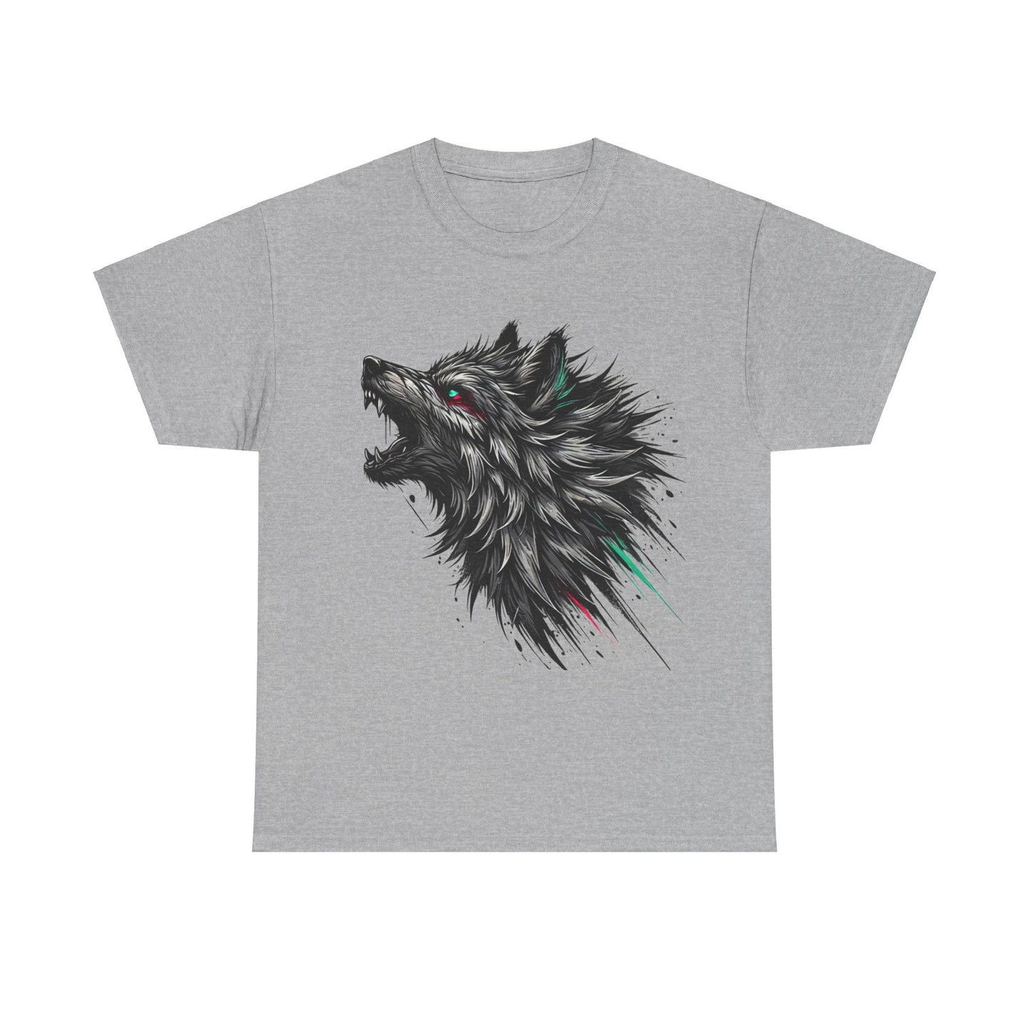 Edgy Wolf - Heavy Cotton Tee