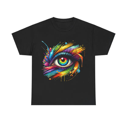 Colour Splash Eye - Heavy Tee XL Range