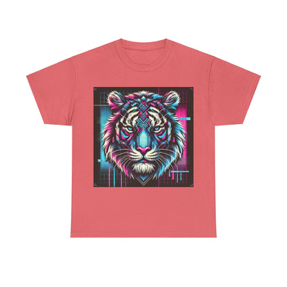 Futuristic Tiger - Heavy Cotton Tee