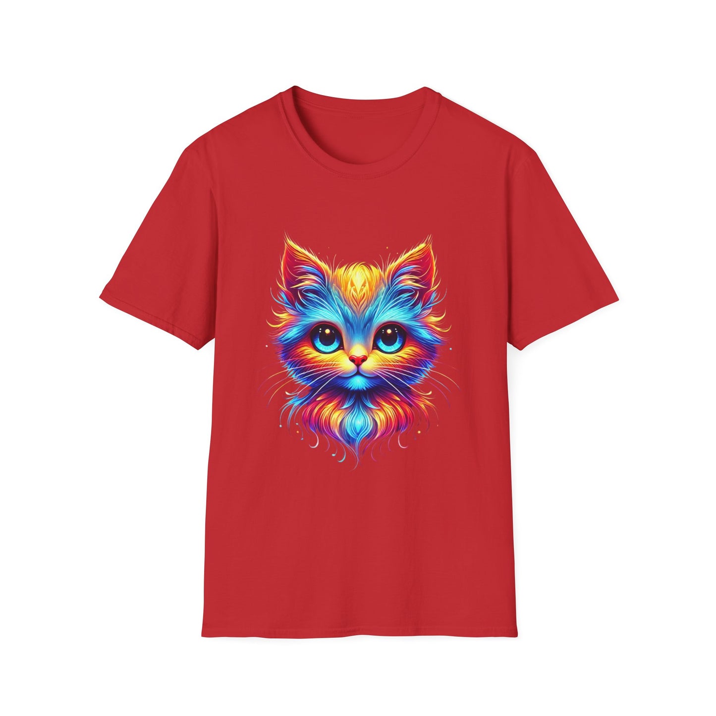 Vibrant Cat - Soft Style T-Shirt