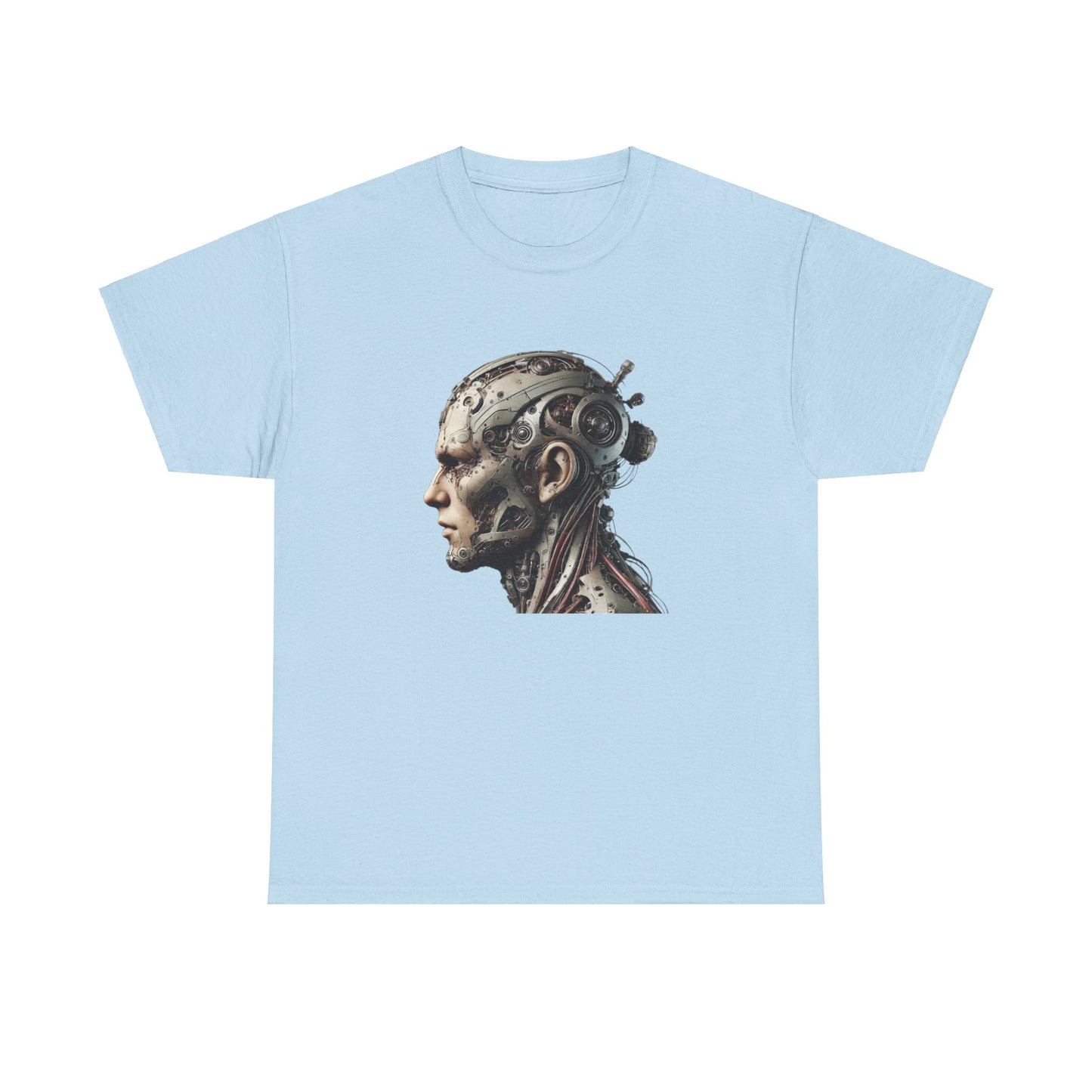 Cyborg Head - Heavy Cotton Tee