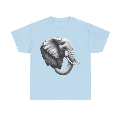 Elephant B&W - Heavy Cotton Tee