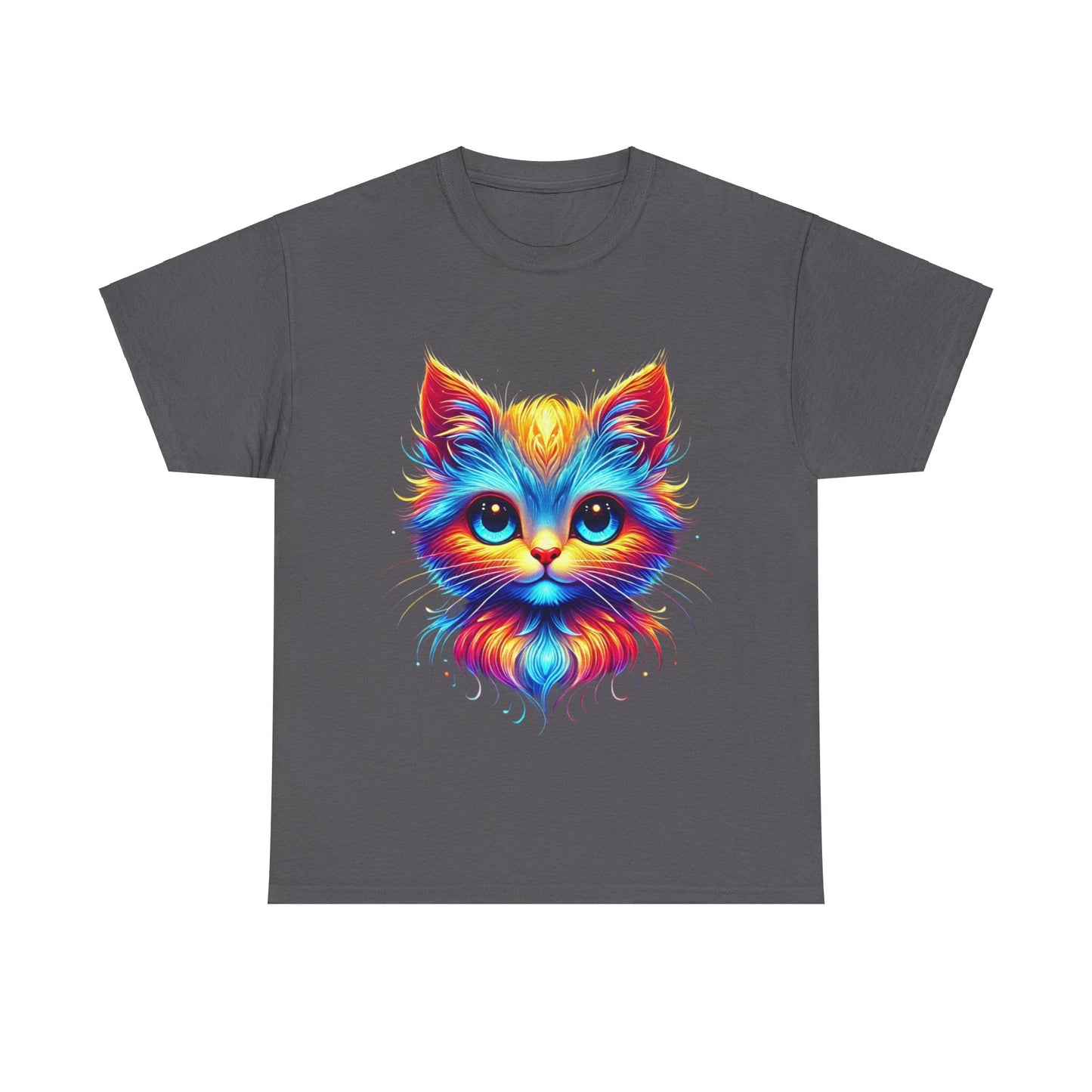 Vibrant Cat - Heavy Cotton Tee