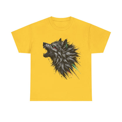 Edgy Wolf - Heavy Tee XL Range