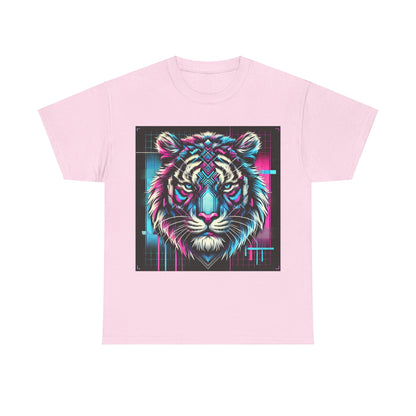 Futuristic Tiger - Heavy Cotton Tee