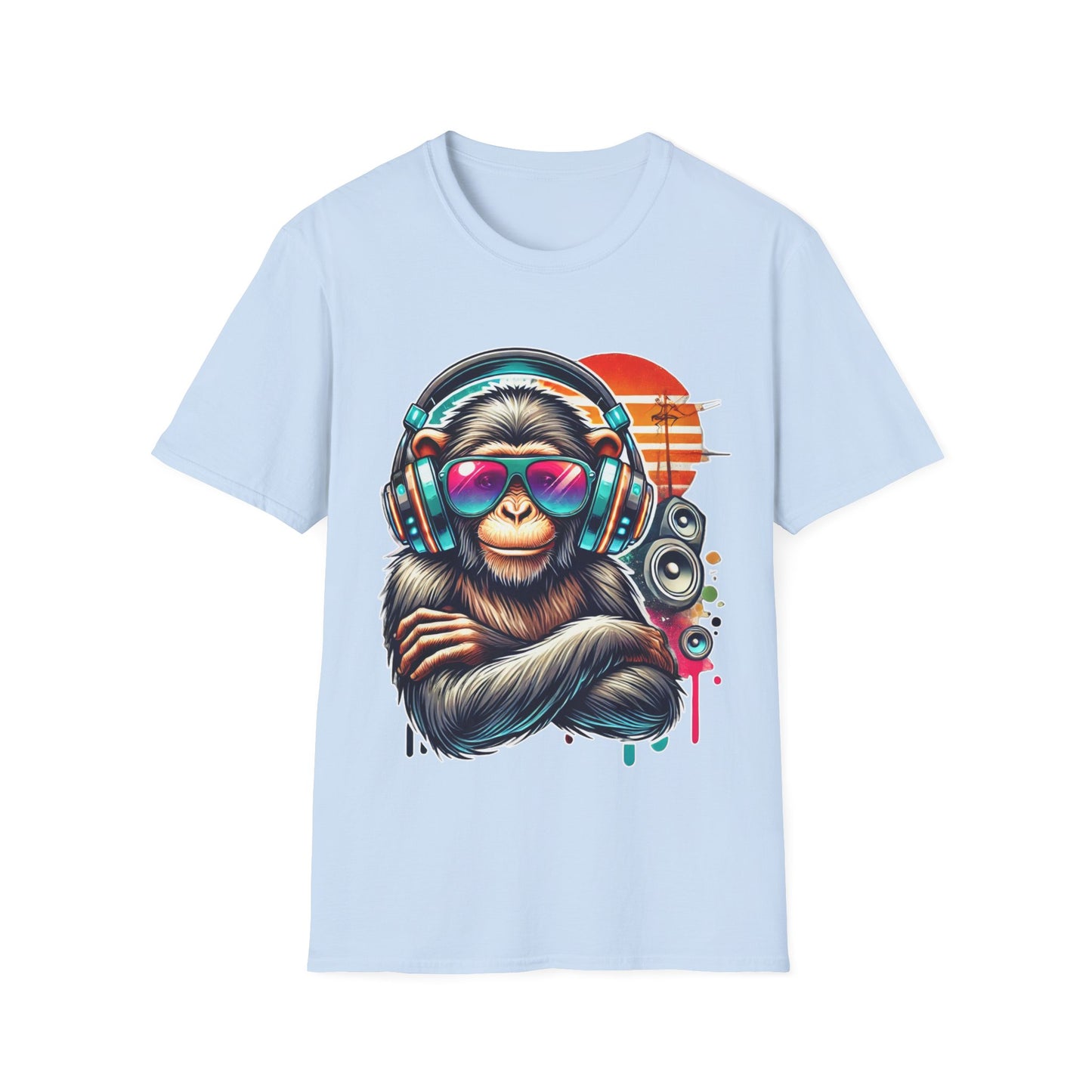 Music Monkey - Soft Style T-Shirt