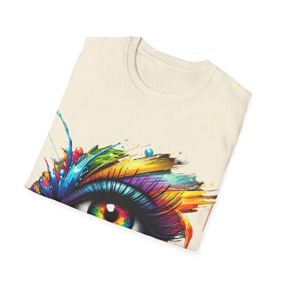 Colour Splash Eye - Soft Style T-Shirt