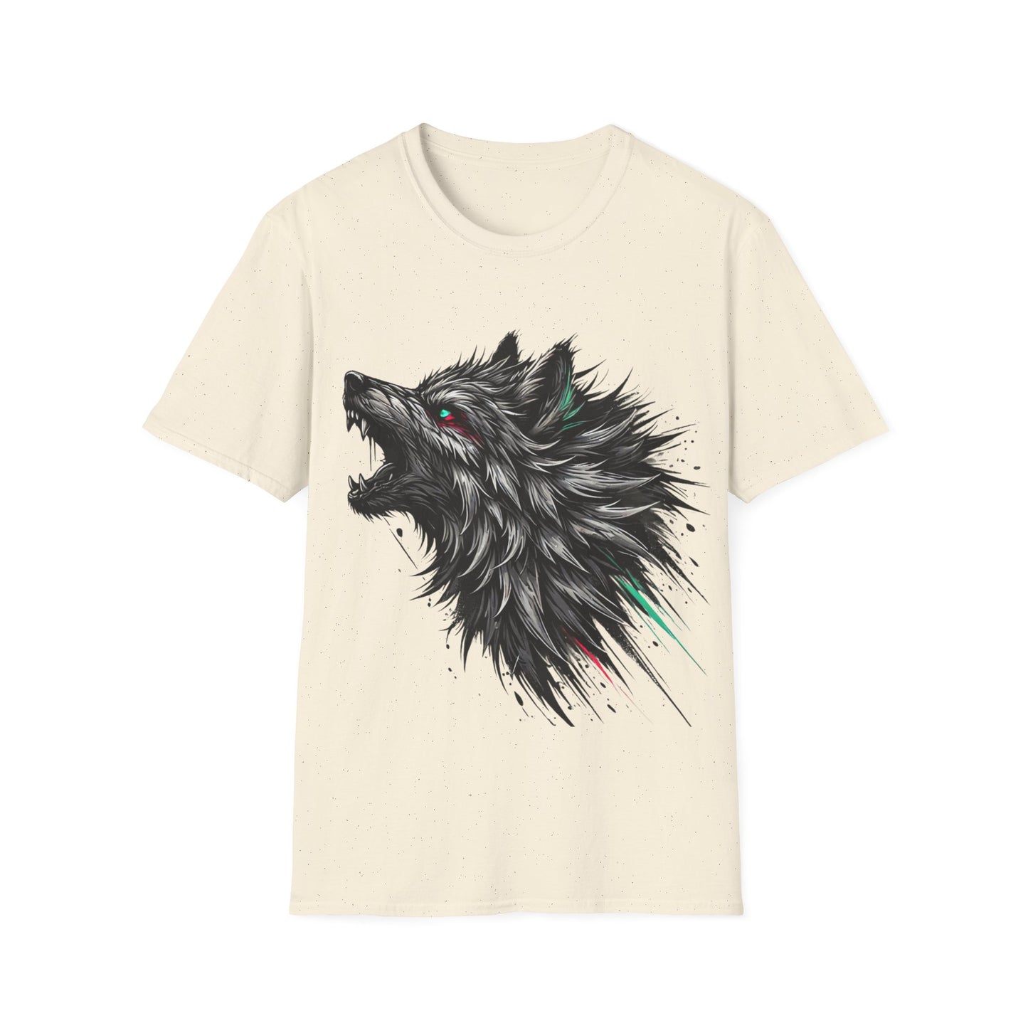 Edgy Wolf - Soft Style T-Shirt