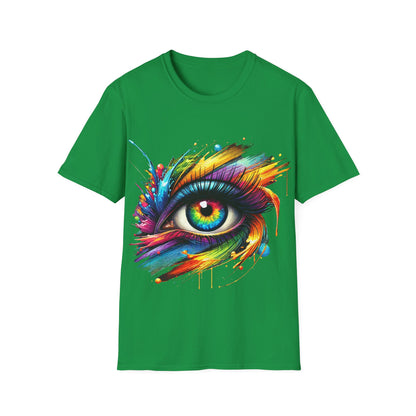 Colour Splash Eye - Soft Style T-Shirt