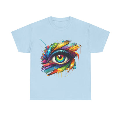 Colour Splash Eye - Heavy Tee XL Range