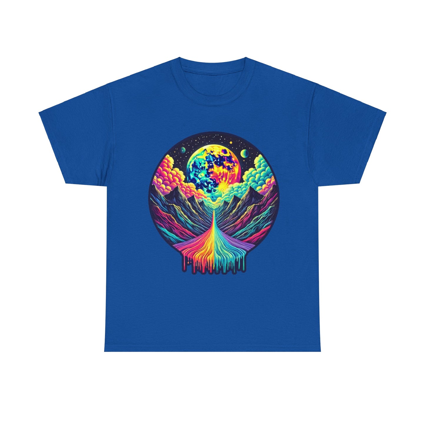 Vibrant Mountains - Heavy Cotton Tee