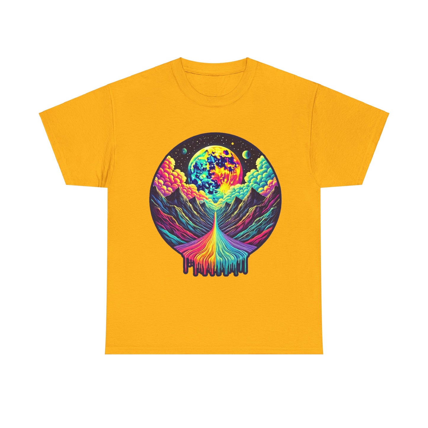 Vibrant Mountains - Heavy Cotton Tee