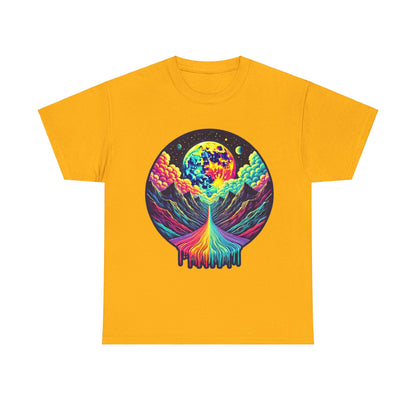 Vibrant Mountains - Heavy Cotton Tee