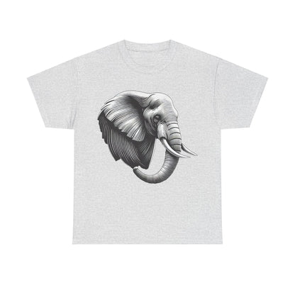 Elephant B&W - Heavy Cotton Tee