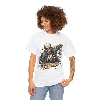 Spooky Skeleton - Heavy Cotton Tee