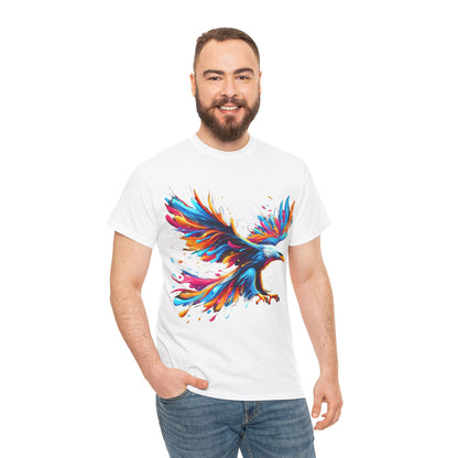 Colour Splash Eagle  - Heavy Cotton Tee