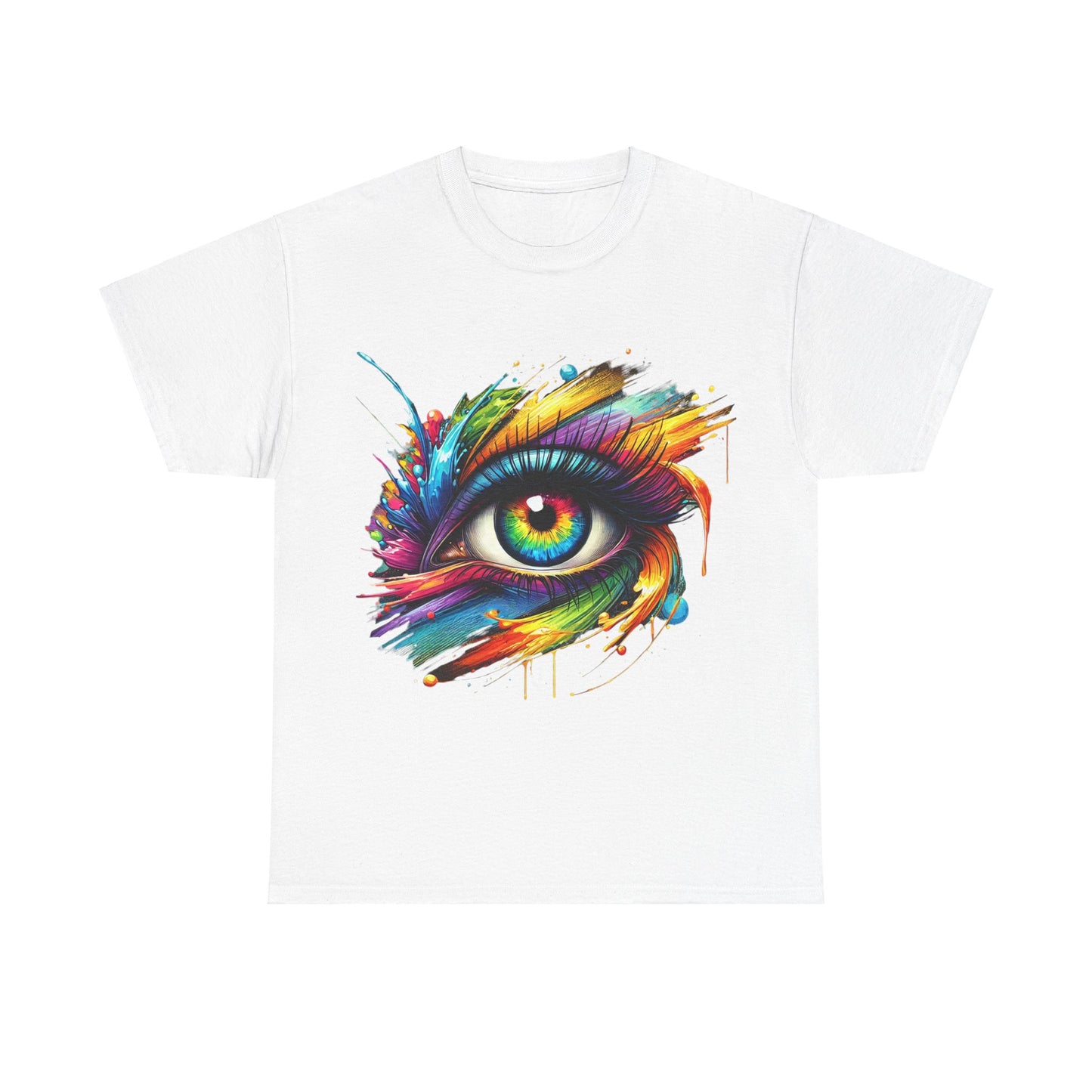 Colour Splash Eye - Heavy Tee XL Range