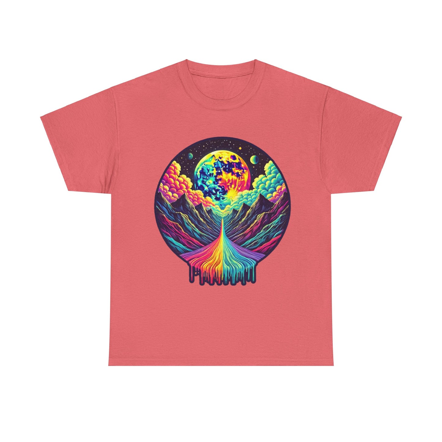 Vibrant Mountains - Heavy Cotton Tee