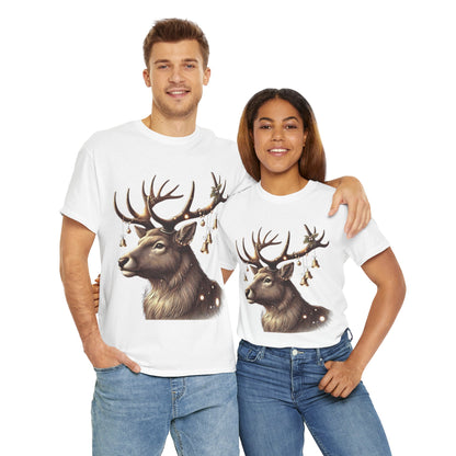 Elegant Reindeer - Heavy Cotton Tee