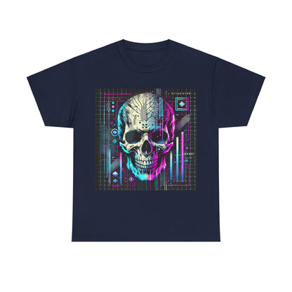 Futuristic Skull - Heavy Cotton Tee