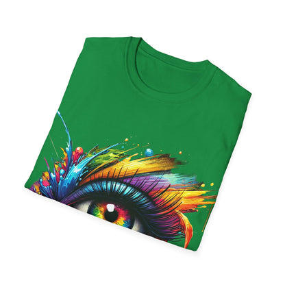 Colour Splash Eye - Soft Style T-Shirt