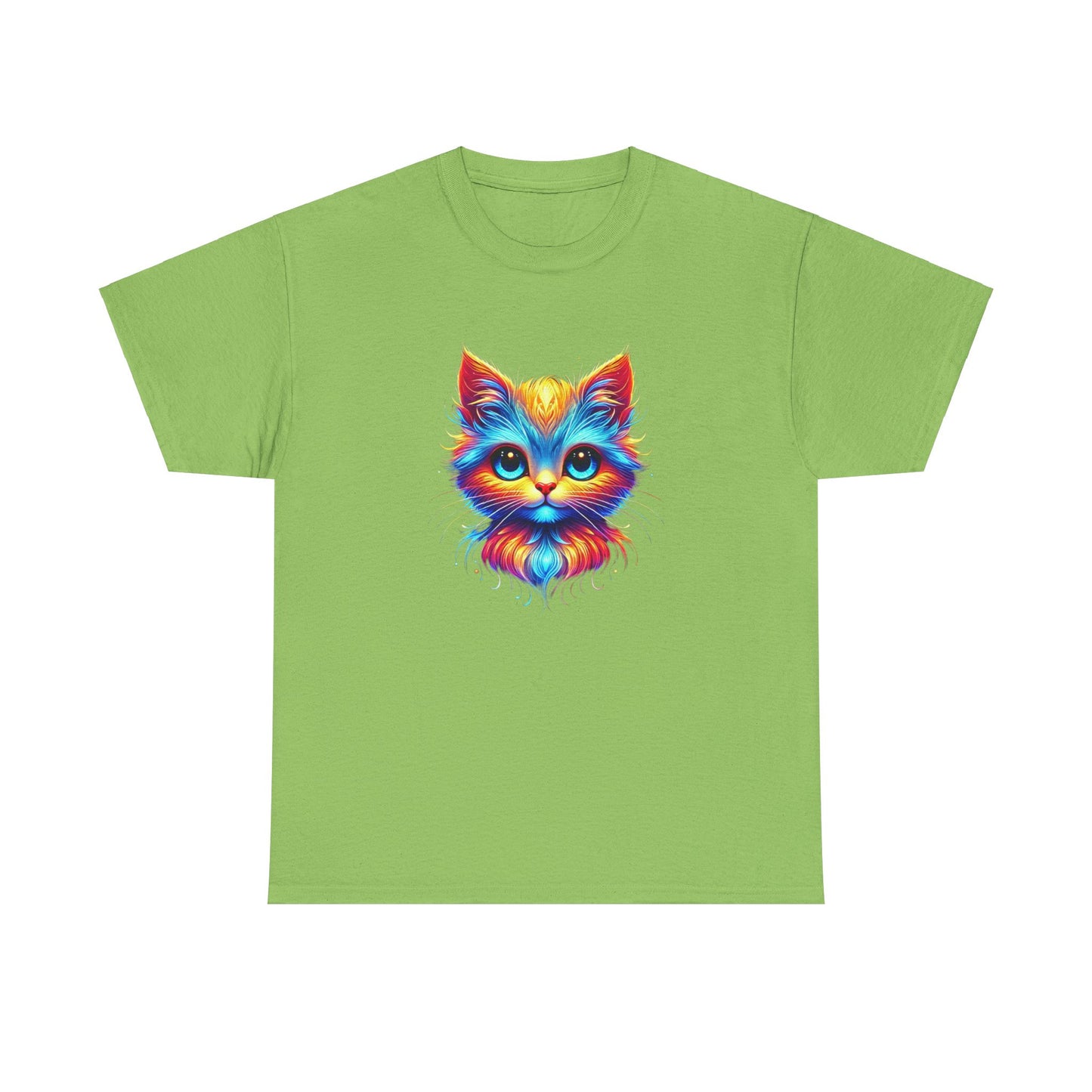 Vibrant Cat - Heavy Tee XL Range