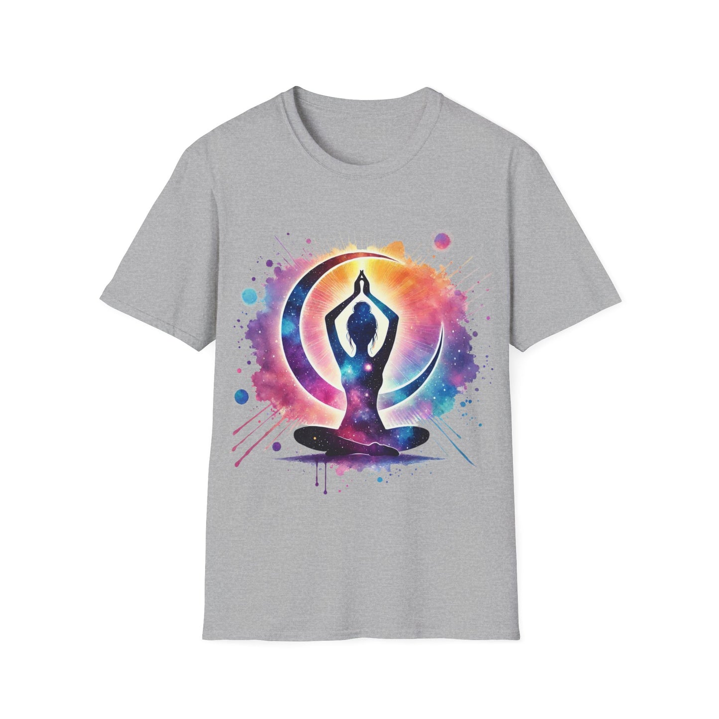 Yoga Silhouette - Soft Style T-Shirt