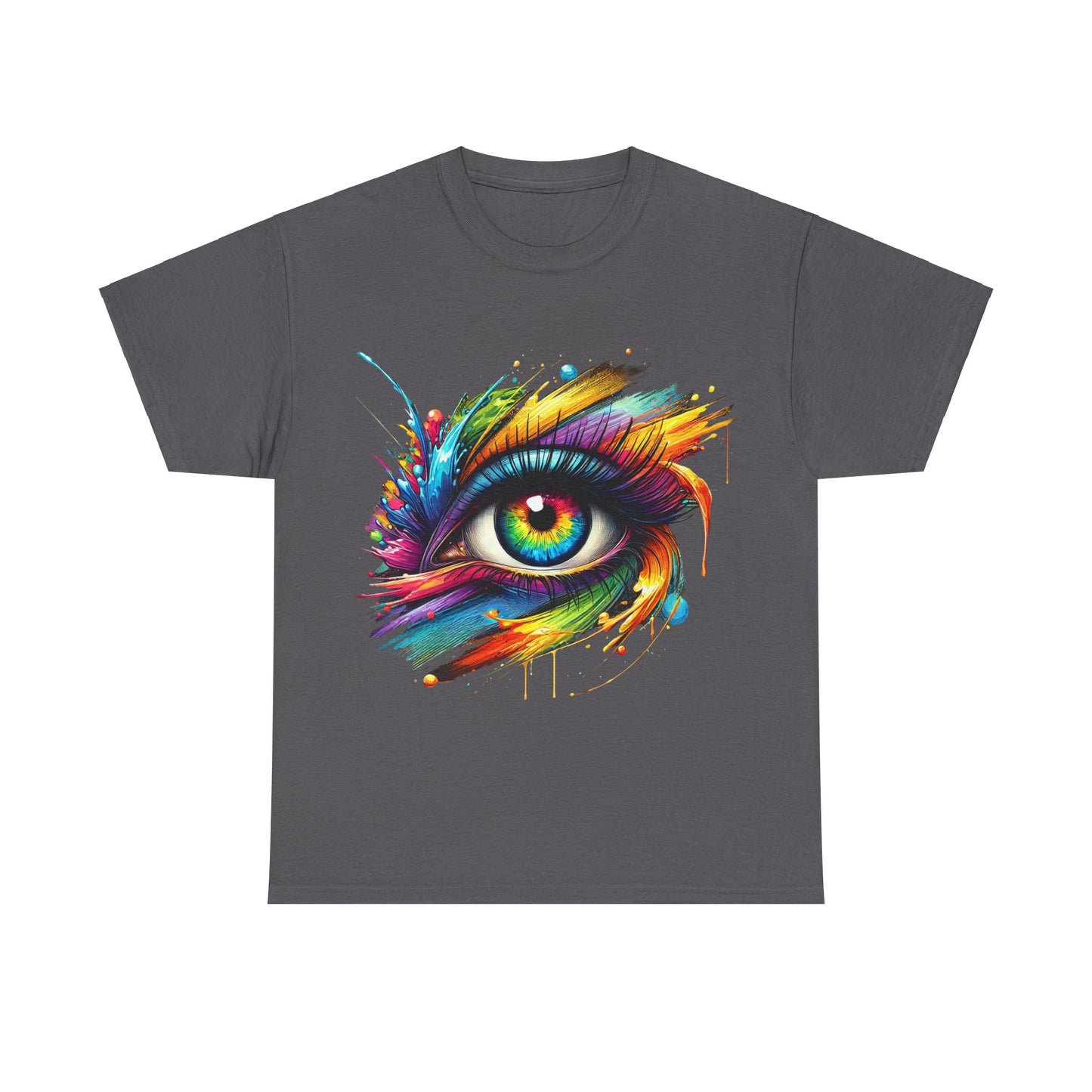 Colour Splash Eye - Heavy Tee XL Range