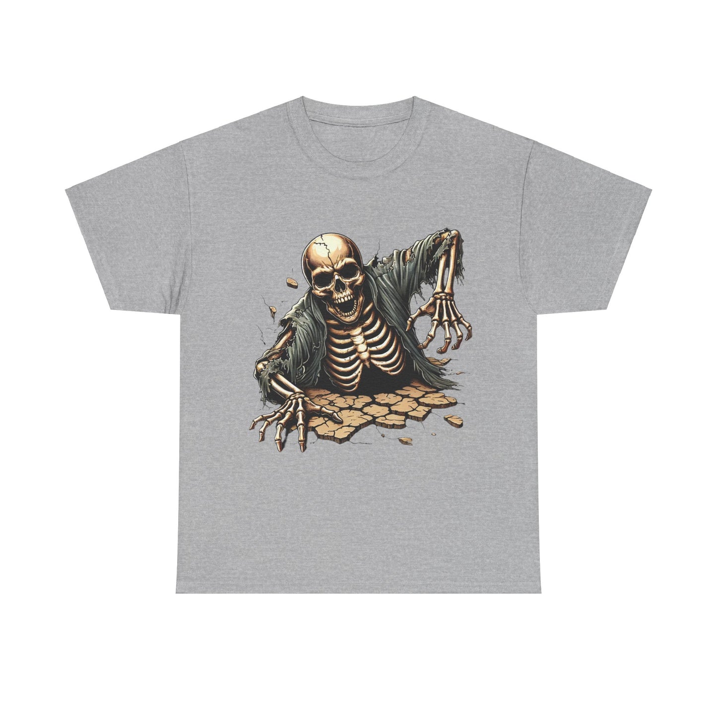 Spooky Skeleton - Heavy Cotton Tee