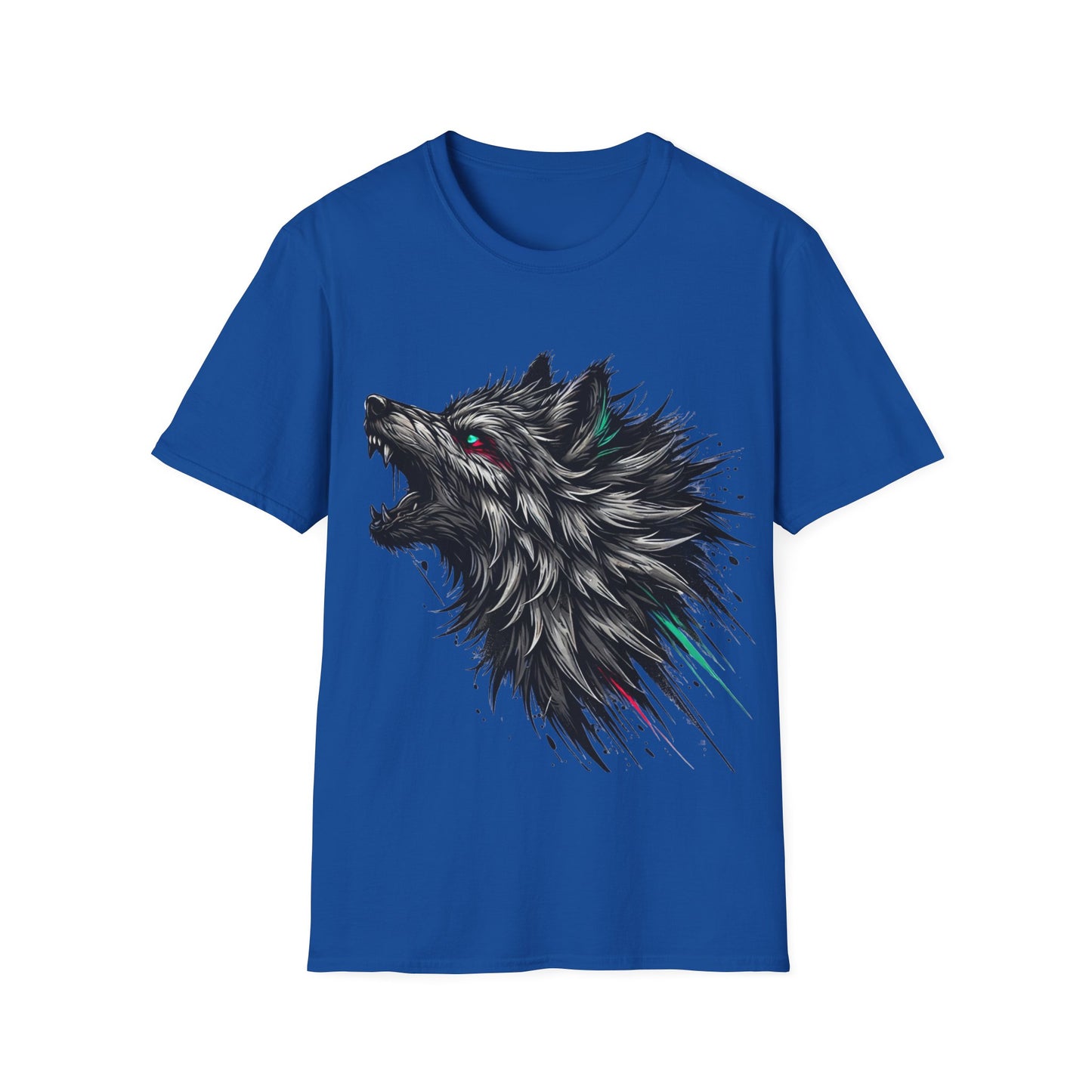 Edgy Wolf - Soft Style T-Shirt