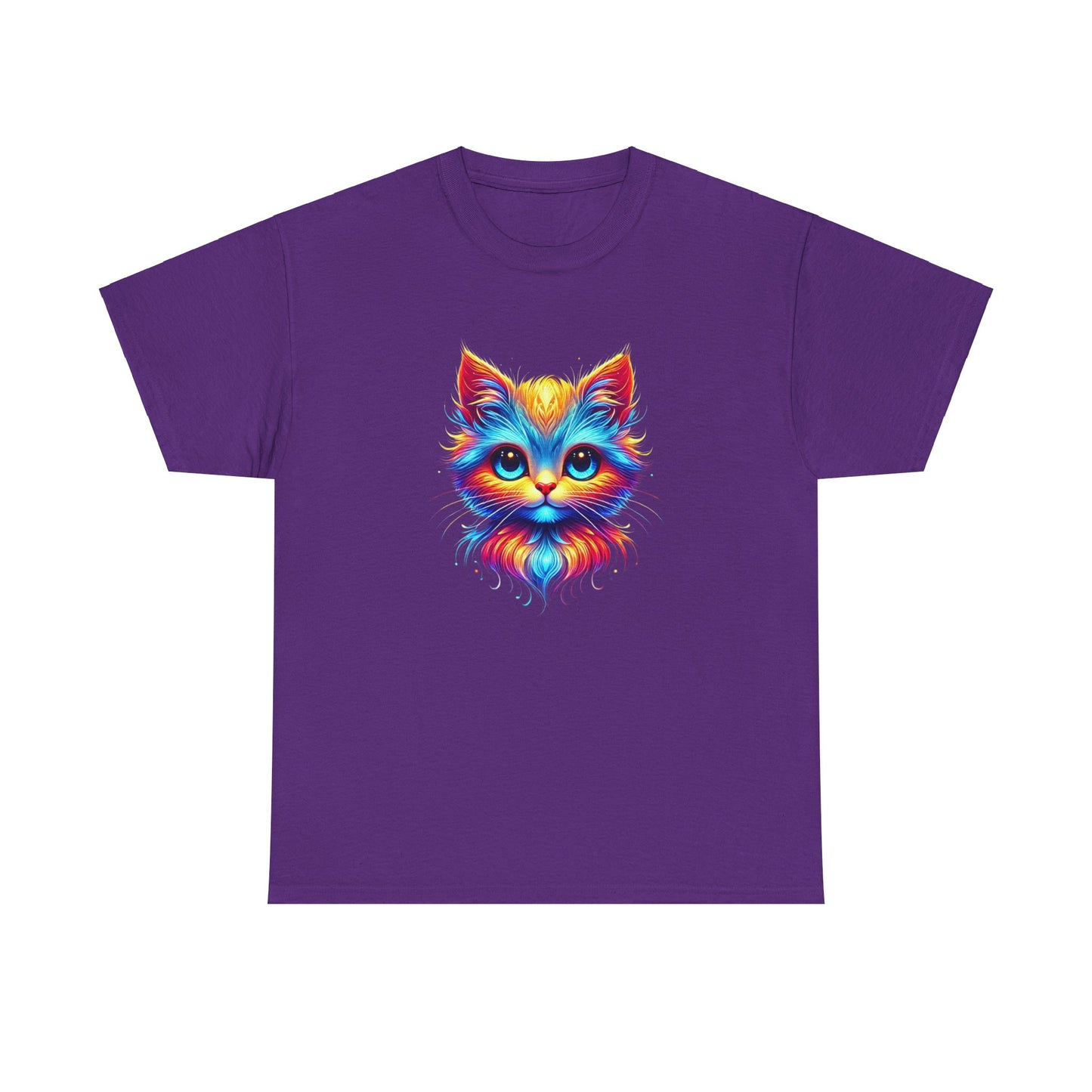 Vibrant Cat - Heavy Tee XL Range