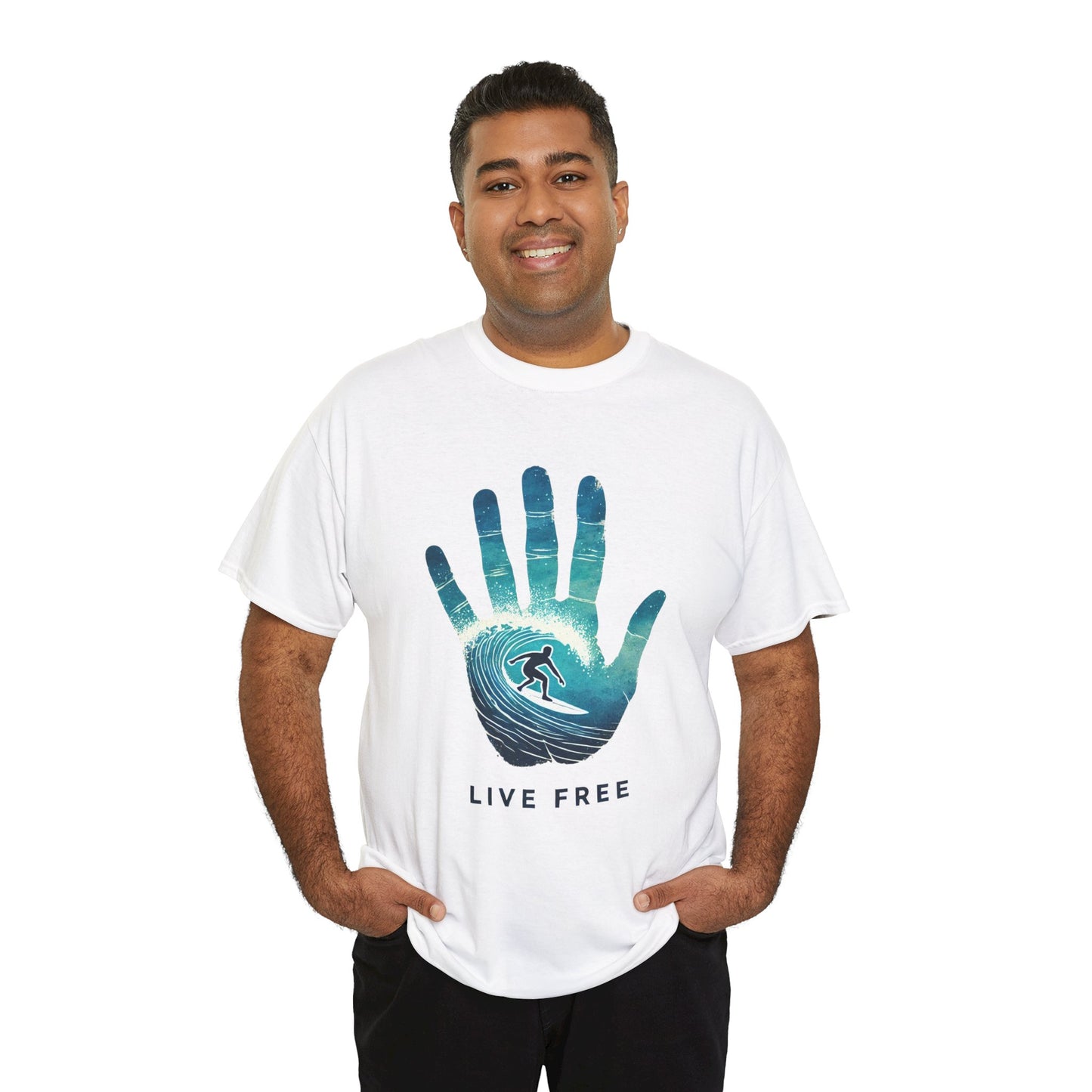 Live Free - Heavy Tee XL Range