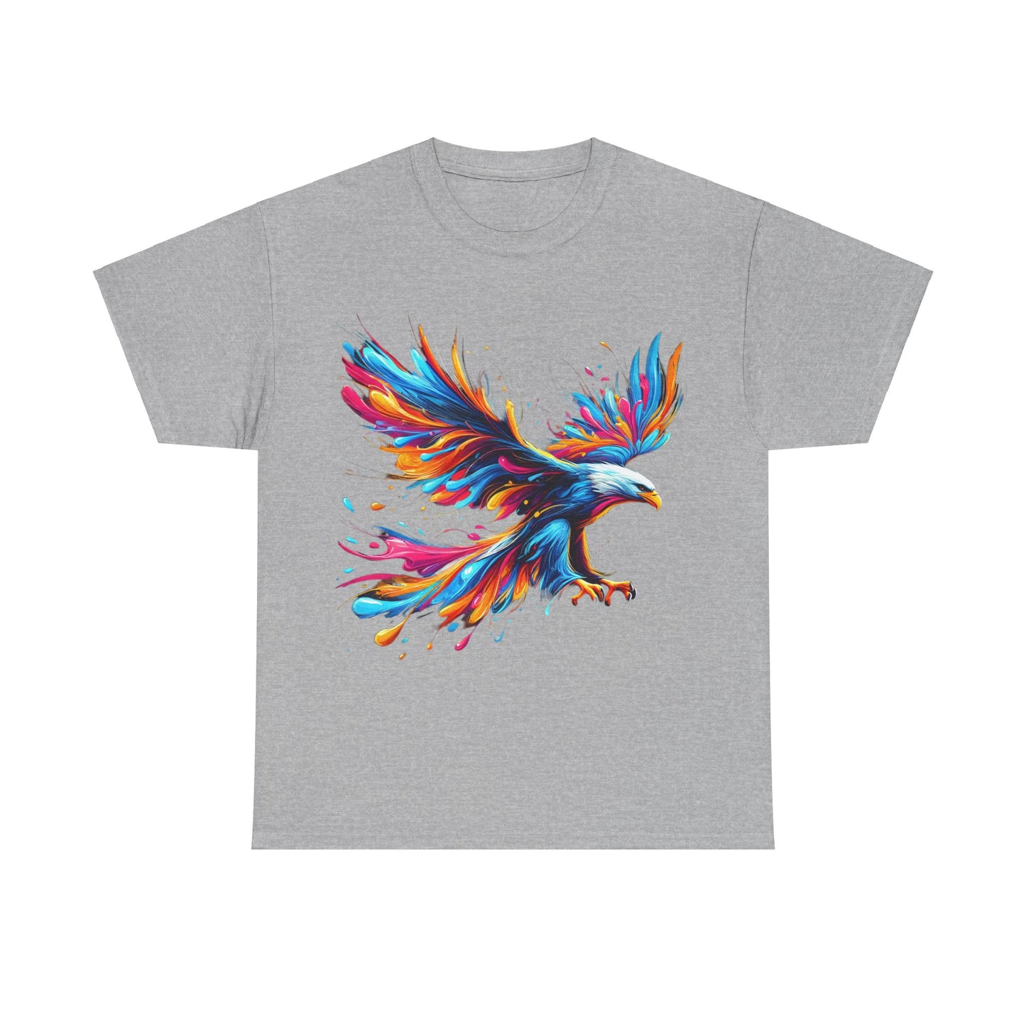 Colour Splash Eagle  - Heavy Cotton Tee