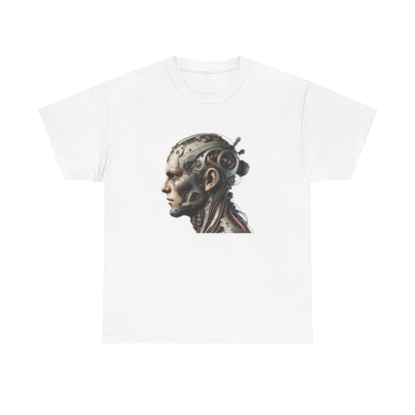 Cyborg Head - Heavy Cotton Tee