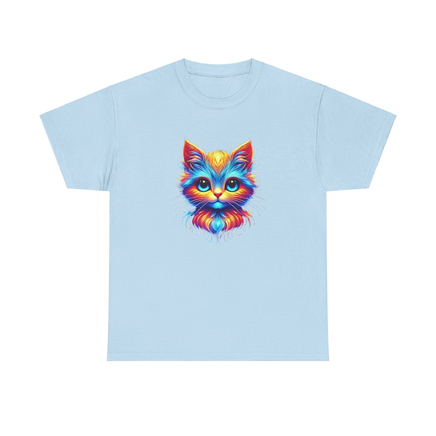 Vibrant Cat - Heavy Tee XL Range