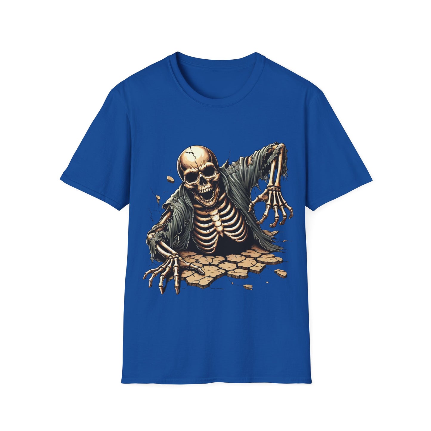 Spooky Skeleton - Soft Style T-Shirt